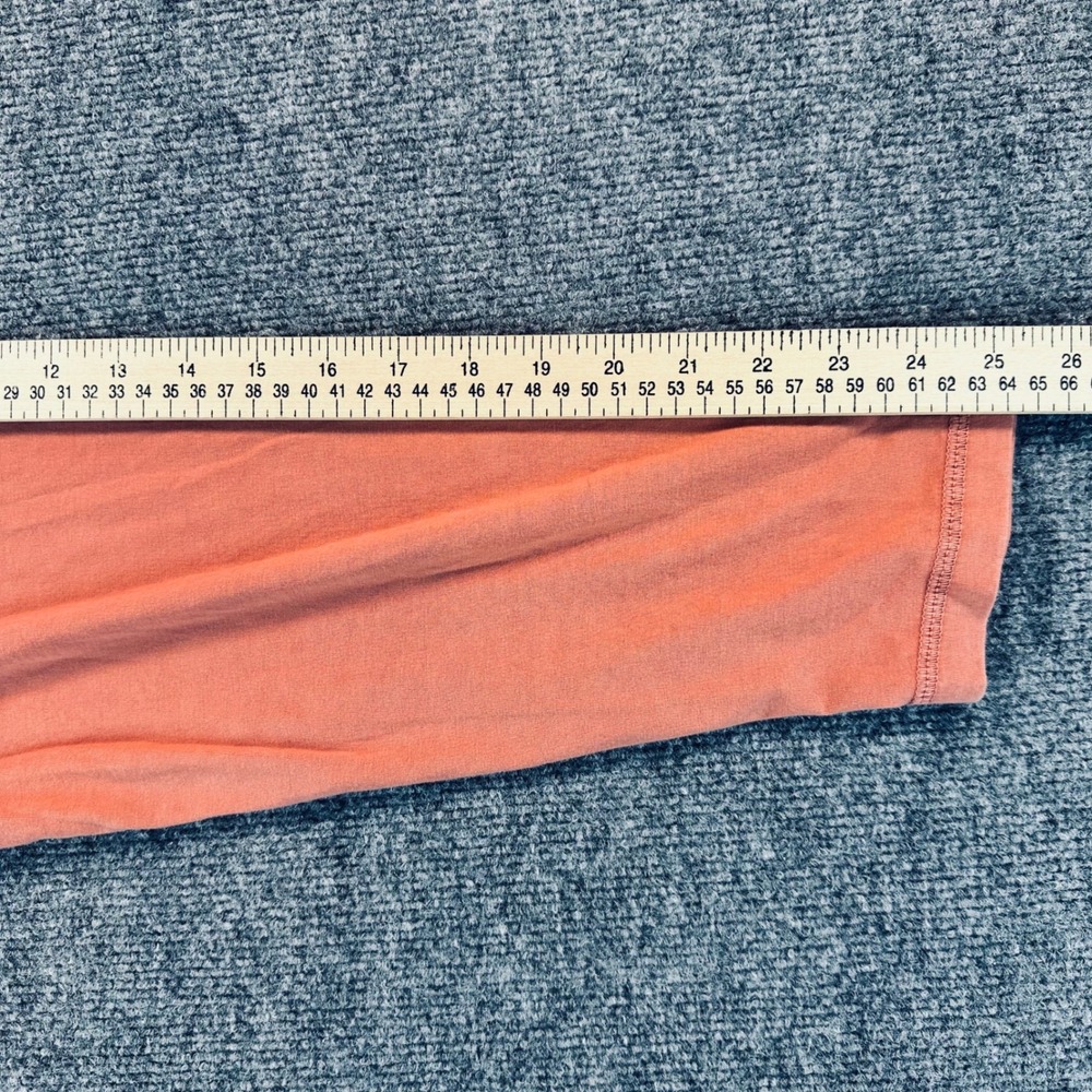 UNTUCKit Long-Sleeve Pima Cotton Zede Henley Shirt Men's 2XL Orange Stretch Big - Picture 9 of 10